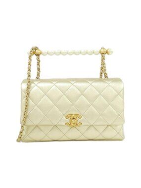 Chanel Bag Handbag Gold